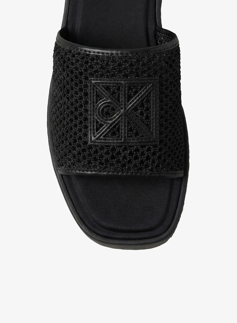 CALVIN KLEIN  Amelia - Mesh Platform Sliders for Women | Best Price UAE